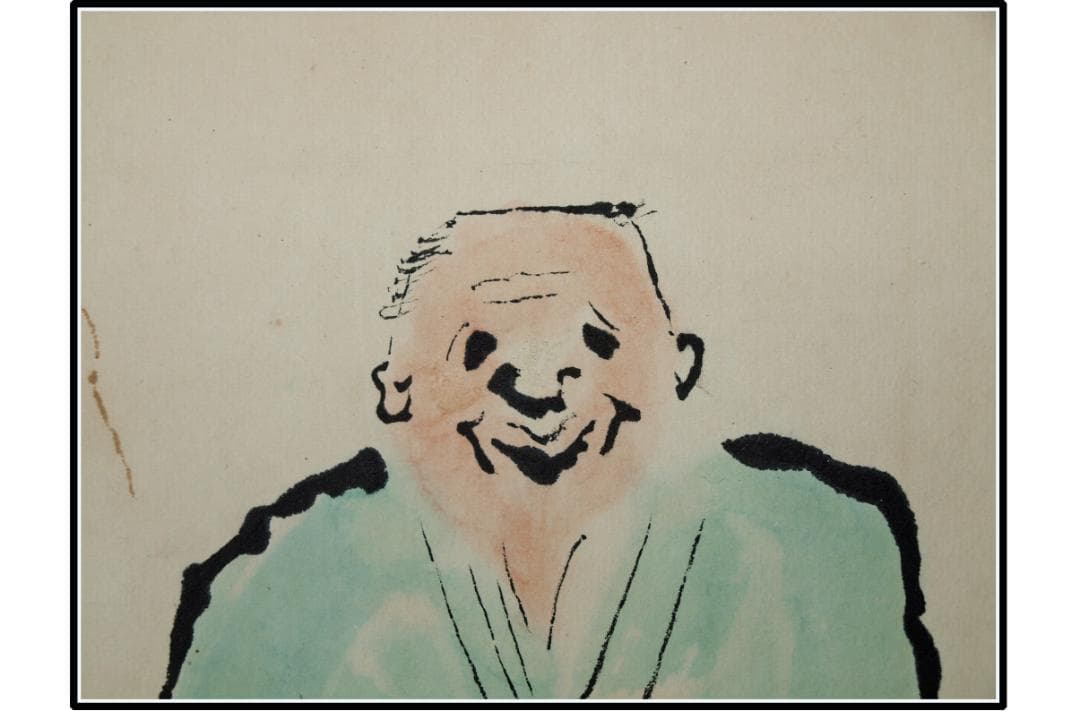 民間仕入れ品　　日本　時代肉筆掛け軸その※4激安骨董品中国 X1018C3-2