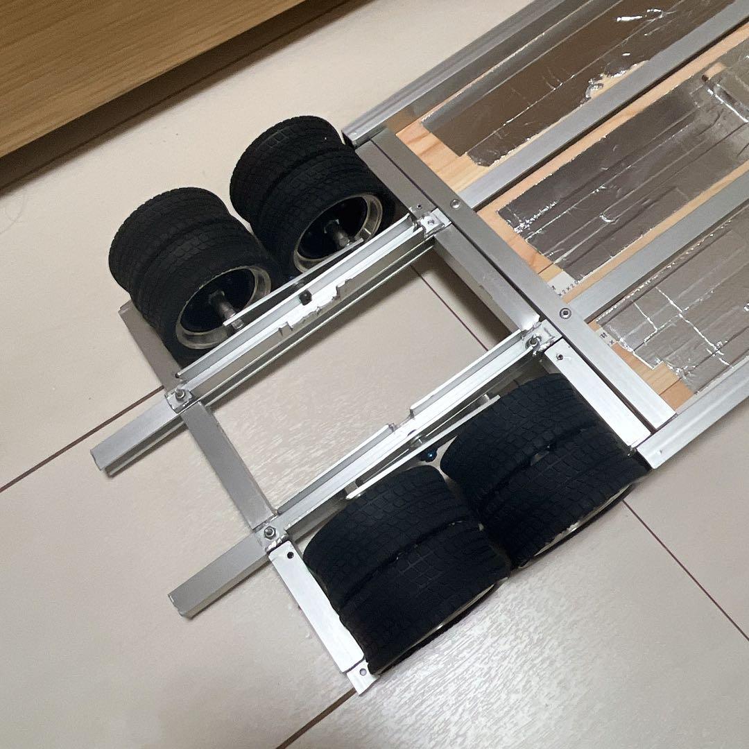 海*人様 【直接取引可】自作8輪低床トレーラータミヤ1/14