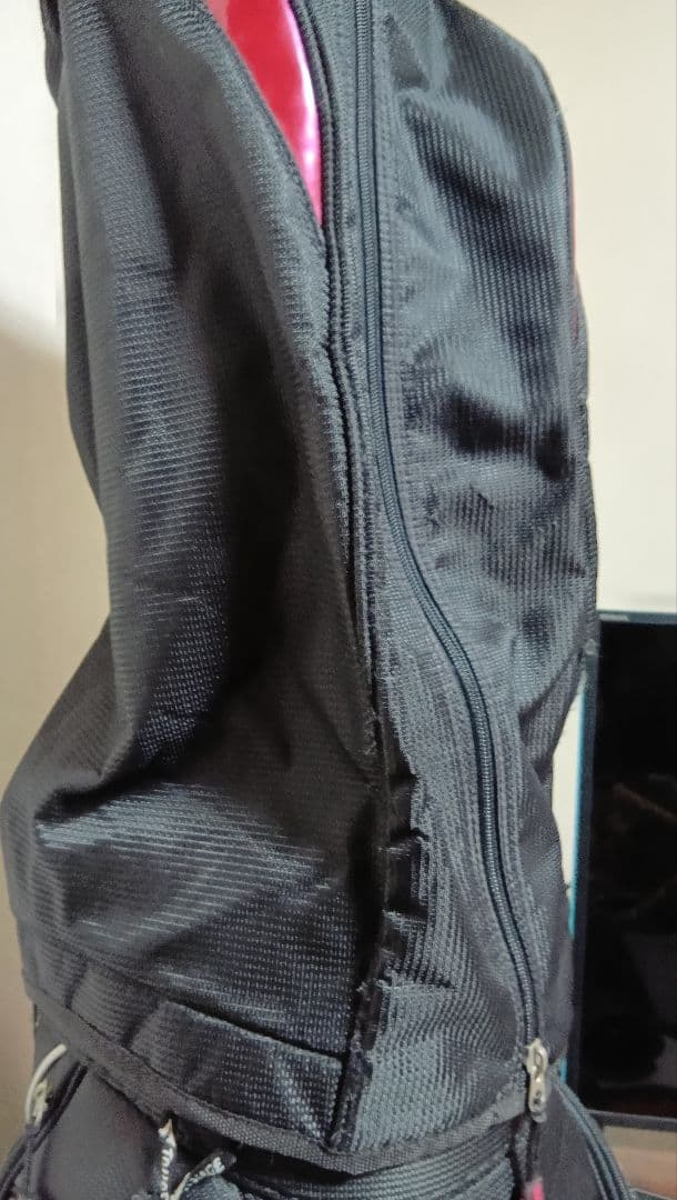 メンズ　キャディバッグ　ツアーステージ　黒