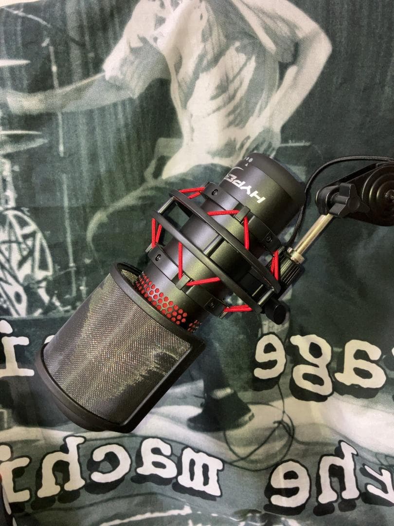 【HyperX QuadCast】美品マイク アームガード＋ポップガード付