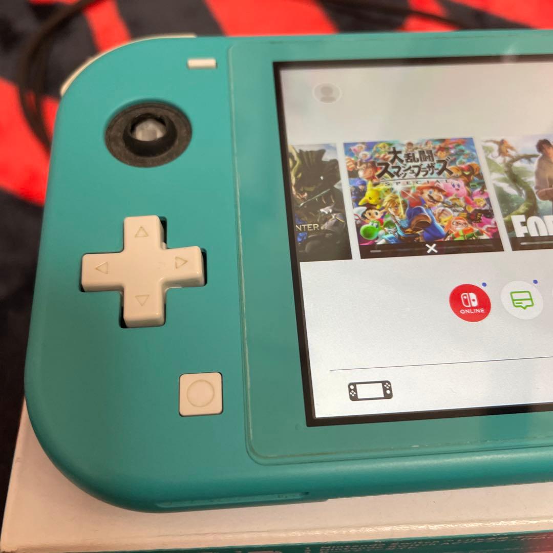 Nintendo Switch Lite ターコイズ ジャンク品スプラ3付き