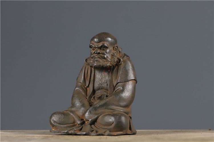 鉄器 鉄仏 菩提達磨祖師仏像 鎮宅辟邪 開運風水 招財 置物 工芸品