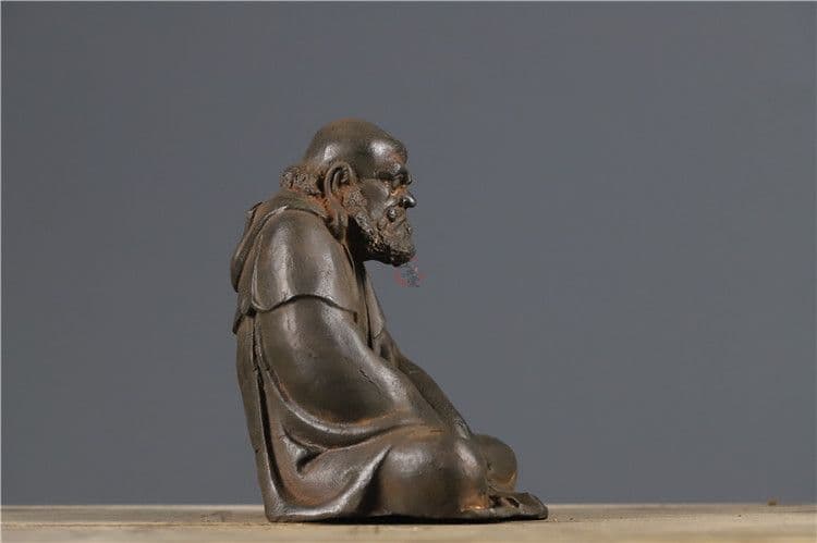 鉄器 鉄仏 菩提達磨祖師仏像 鎮宅辟邪 開運風水 招財 置物 工芸品