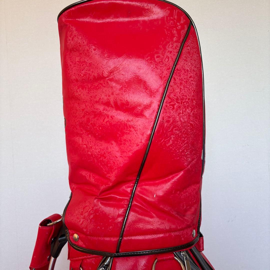 キャディバックROMAROロマロREDガンレッドPRO MODELゴルフバック