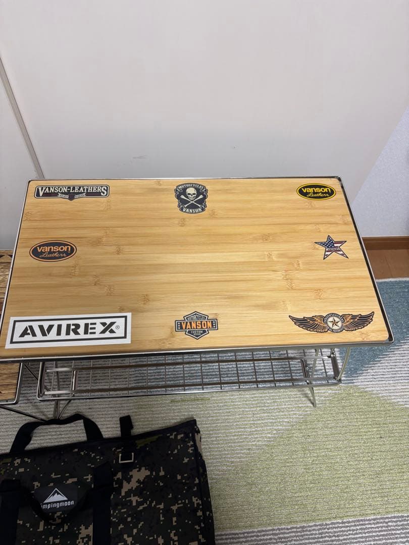 フィールドラック　ステンレス　天板　収納バッグ　キャンピングムーン　NANGO