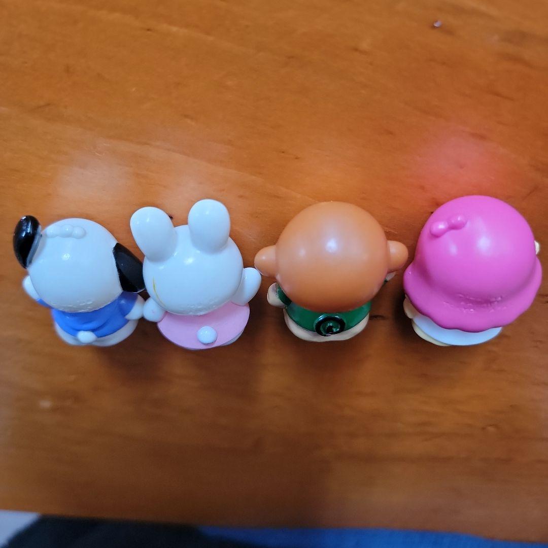 サンリオマスコット4体セット　ポチャッコ　キキララ　チアリーチャム　フィギア