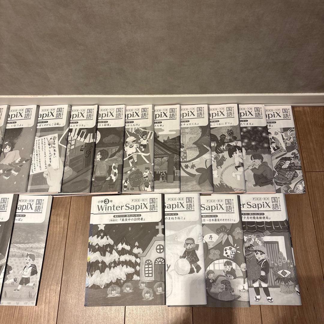 SAPIX 3年国語 Daily Sapix ほか教材セット