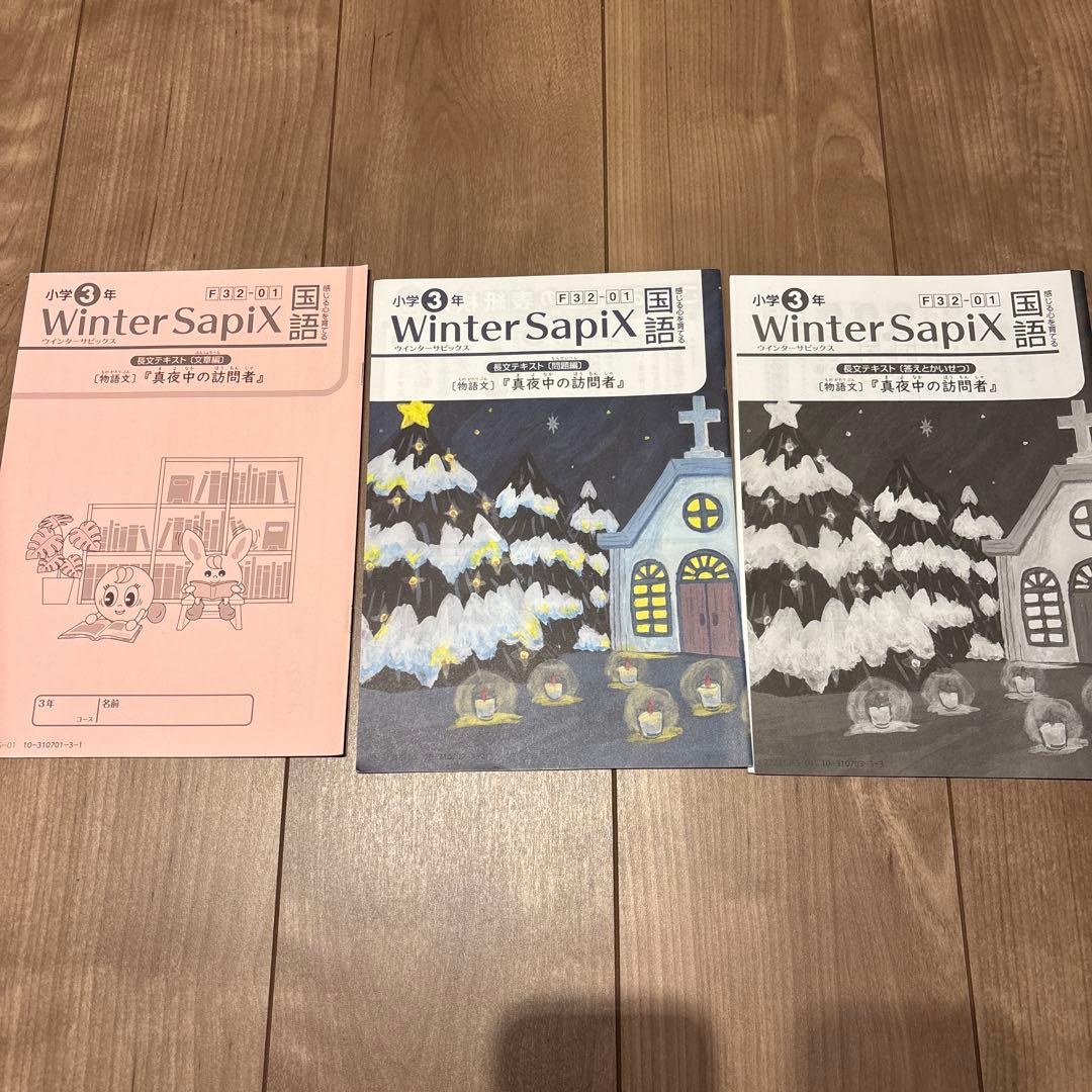 SAPIX 3年国語 Daily Sapix ほか教材セット