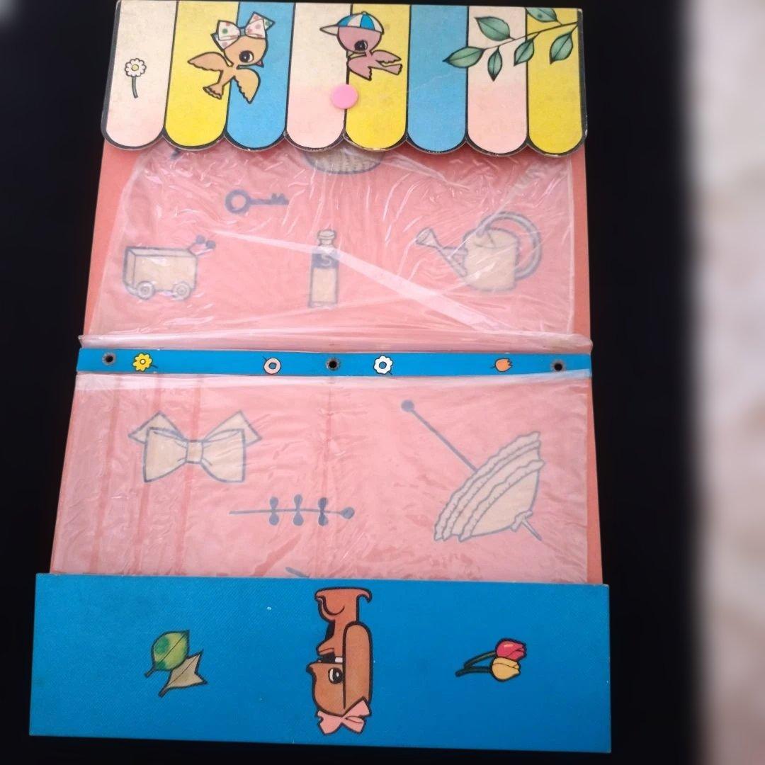 1960年　内藤ルネ　紙製ファイルバッグ　ヴィンテージ