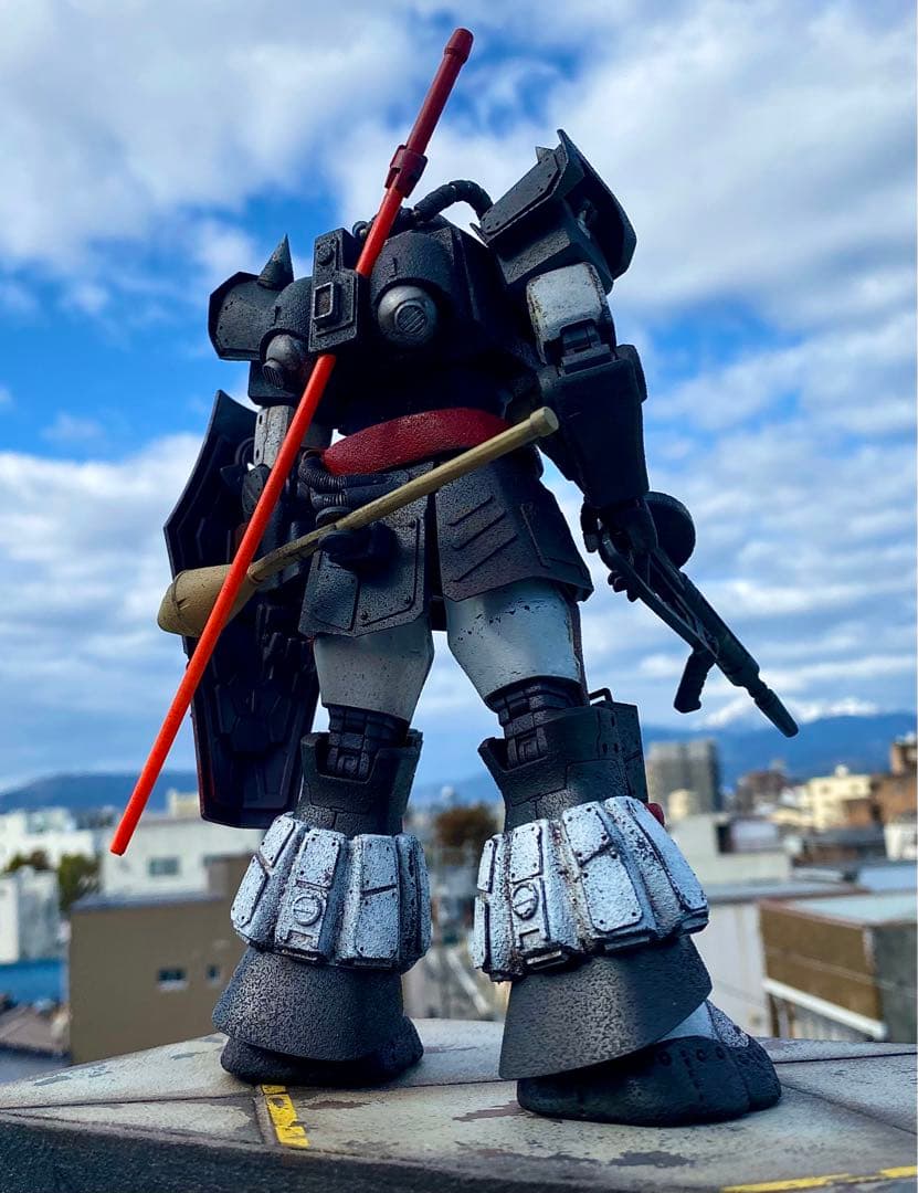 mg 1/100 MS-07C-5 グフ試作実験機　ガンプラ　完成品