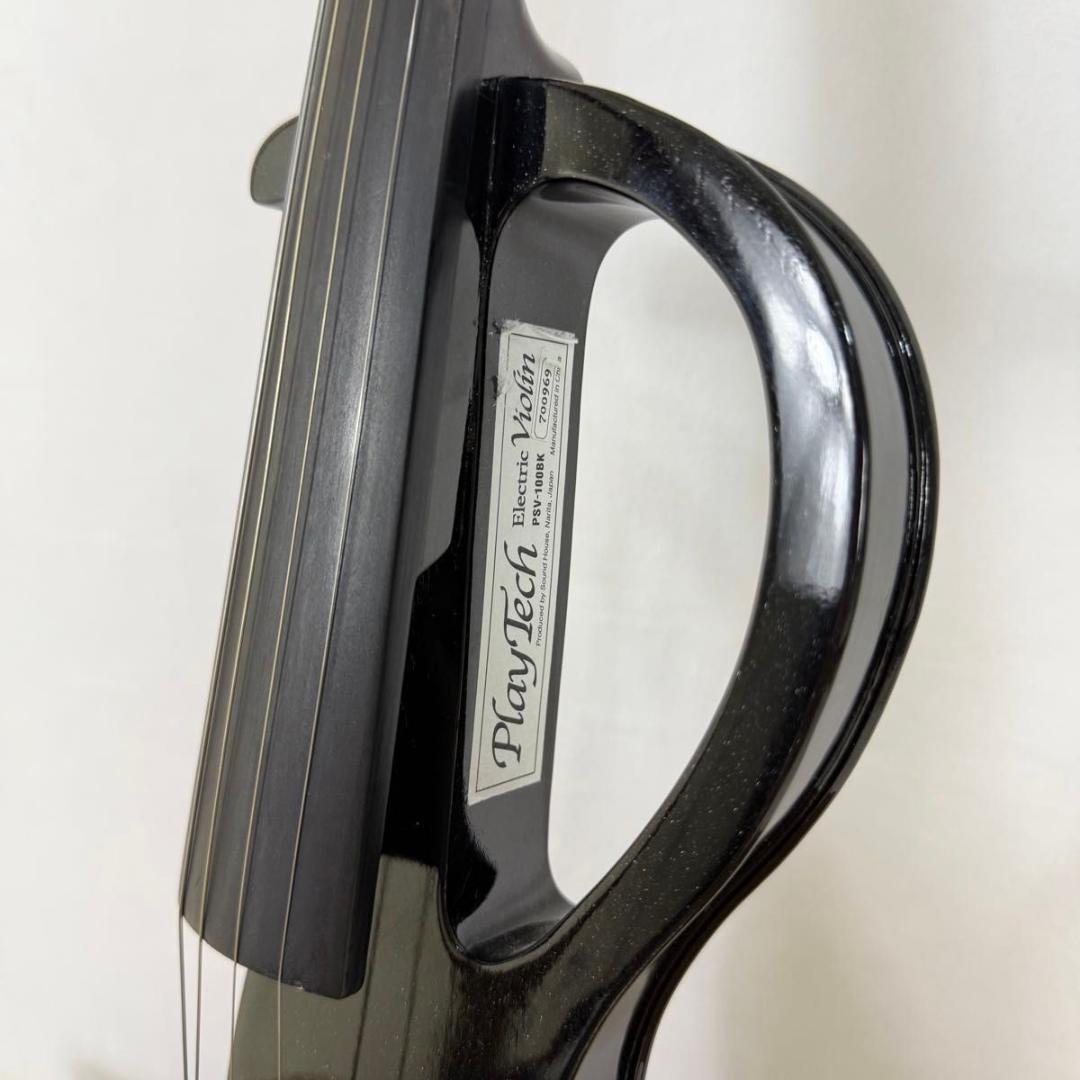 【美品】hallstatt サイレントバイオリン CV-210E エレキ 黒