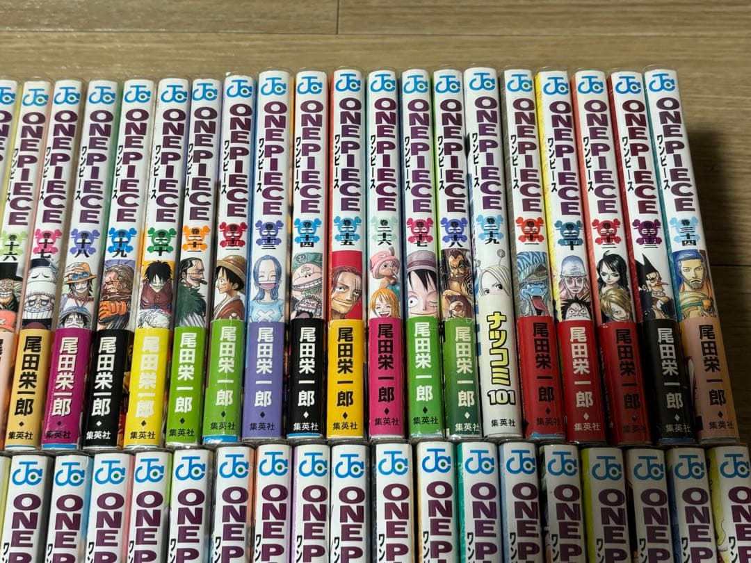 ワンピース　1巻から100巻まで　2巻以降初版