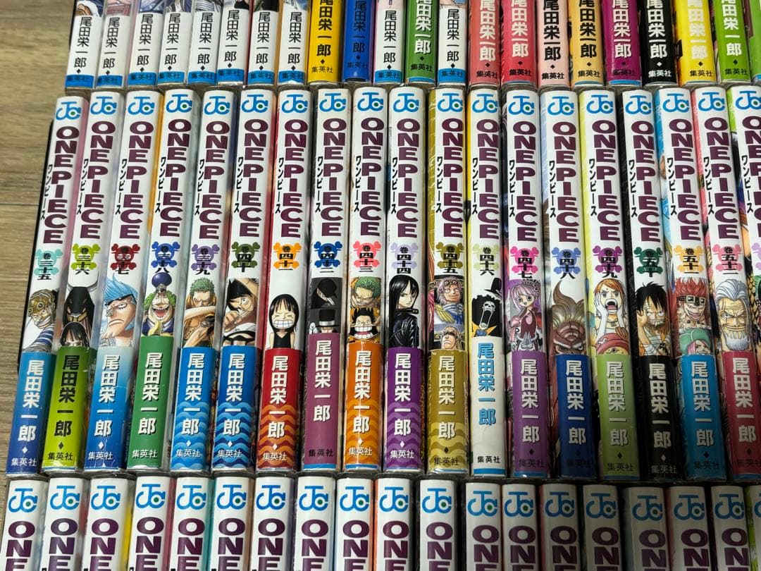 ワンピース　1巻から100巻まで　2巻以降初版