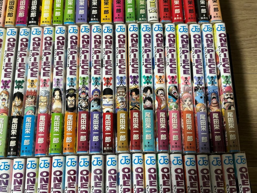 ワンピース　1巻から100巻まで　2巻以降初版