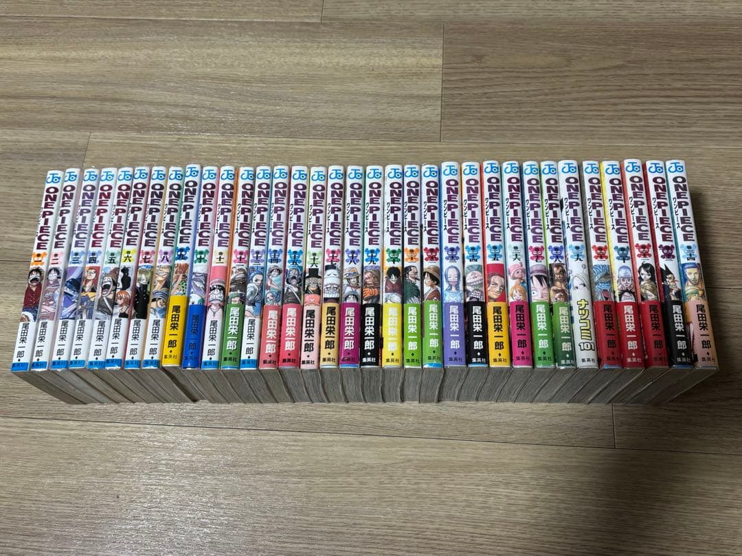 ワンピース　1巻から100巻まで　2巻以降初版