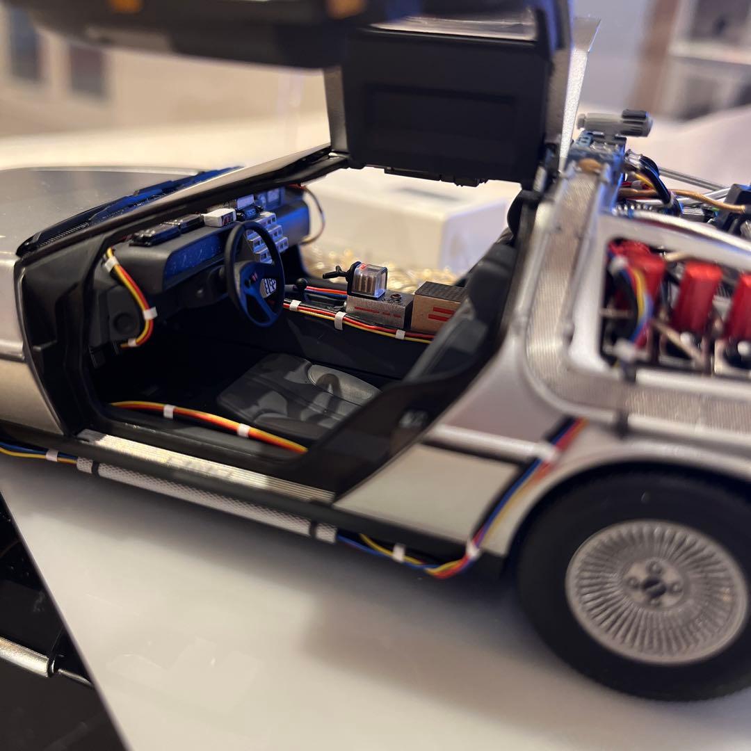 バックトゥザフューチャーPart I タイムマシン　1/24塗装完成品