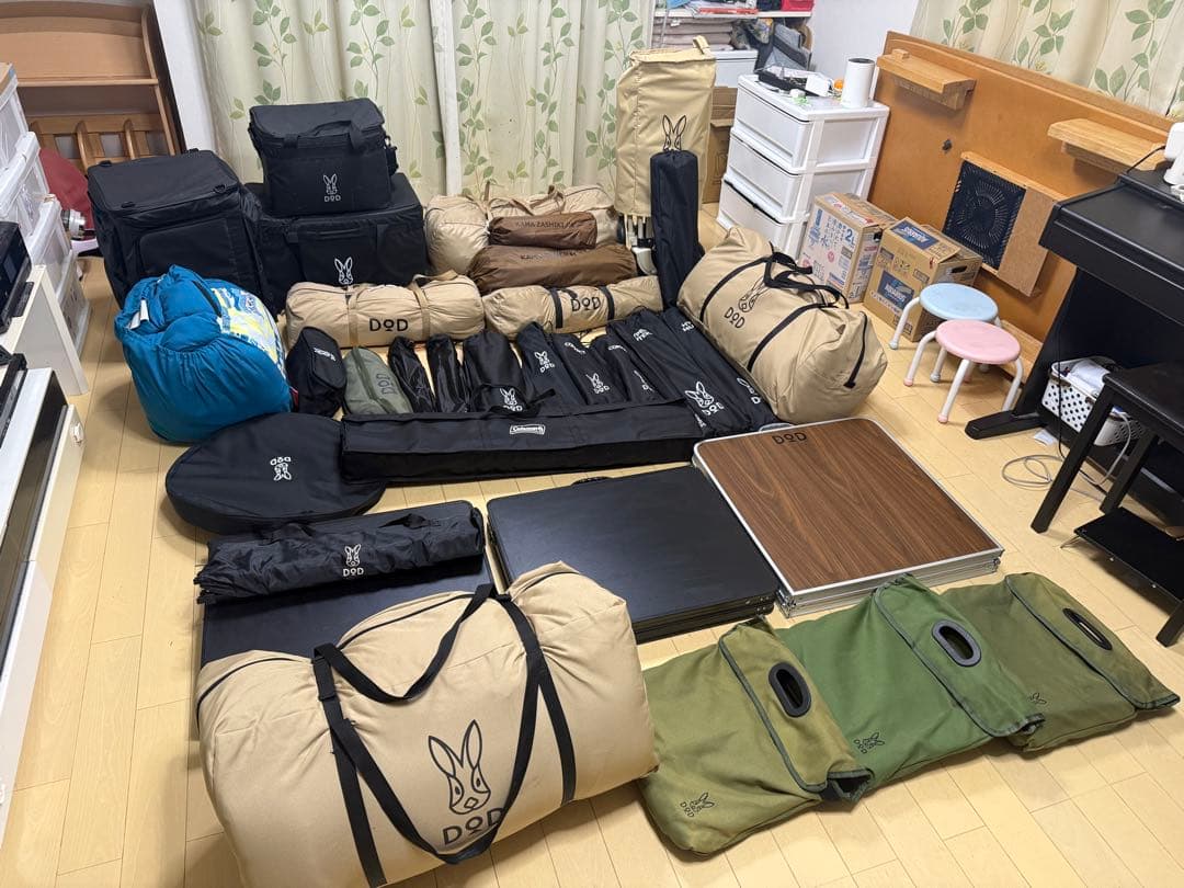 キャンプ道具一式
