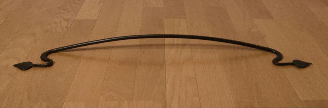 アンティーク アイアン タオルハンガー 幅約79×高さ約5cm ロング