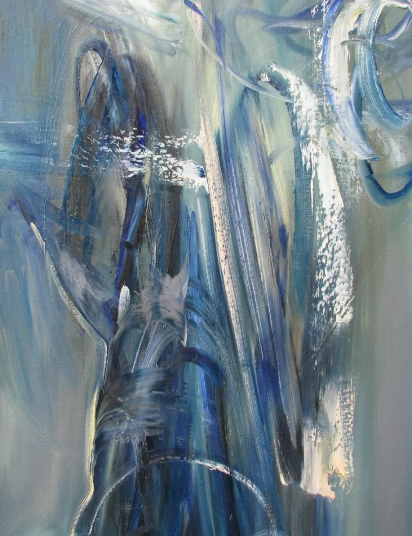 値下依頼承諾済☆現代作家,大澤哲郎「untitled to-487」F80号