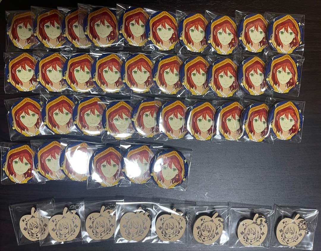 赤髪の白雪姫　缶バッジ　白雪　漫福ガチャ