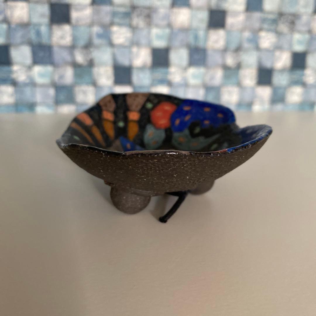 志村 観行＊海座工房＊カニ 飾り皿・豆皿