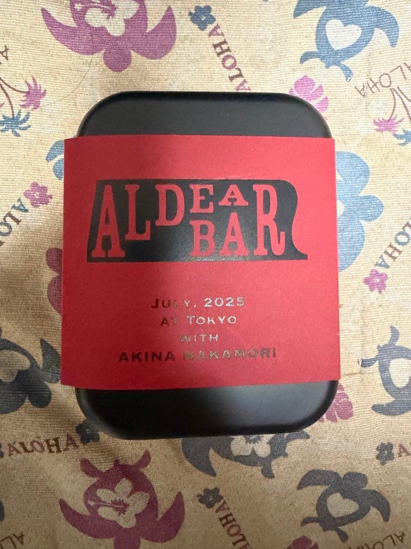 中森明菜　ファンクラブイベント グッズALDEAR BAR 2025年