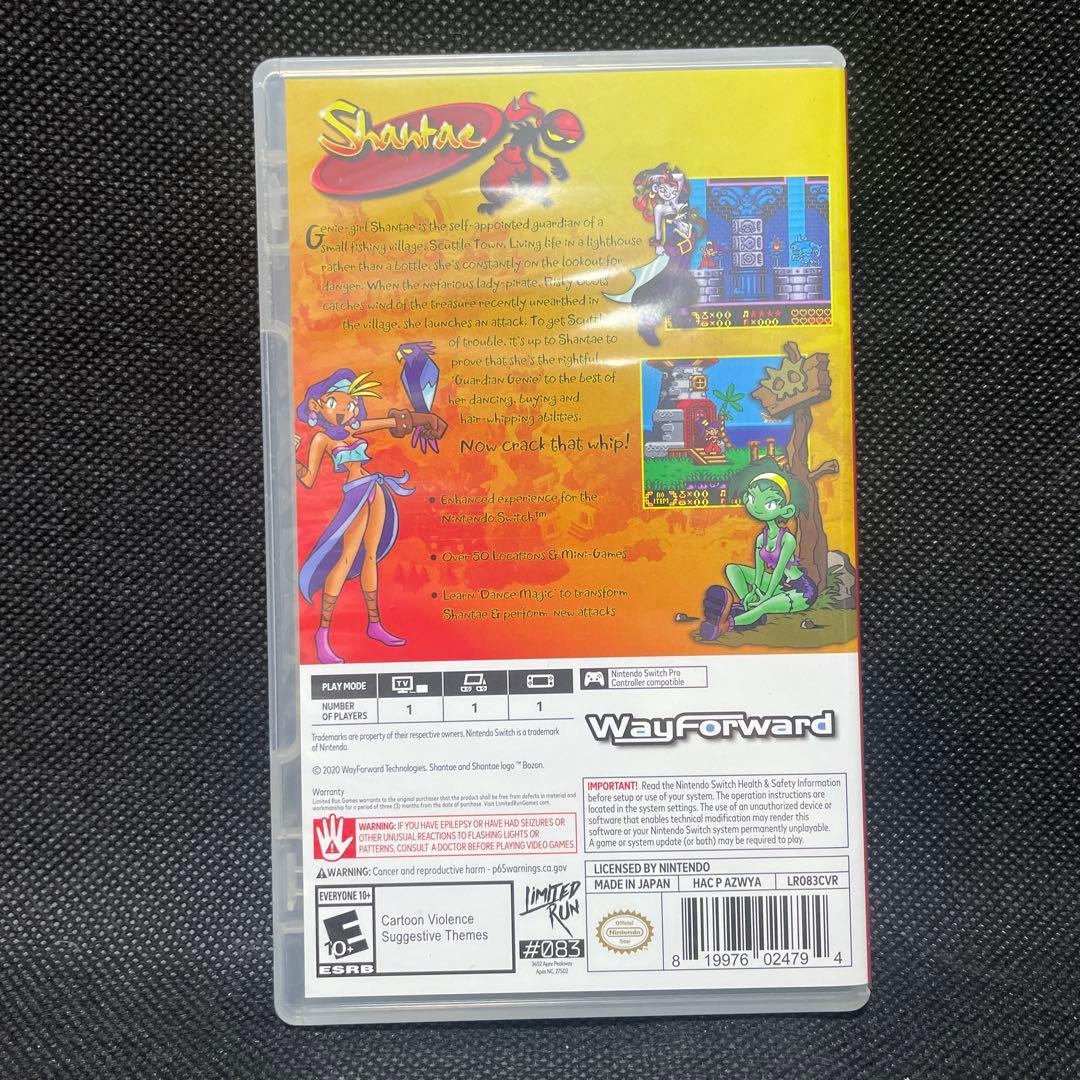 【中古美品】Nintendo Switch 日本未発売　Shantae