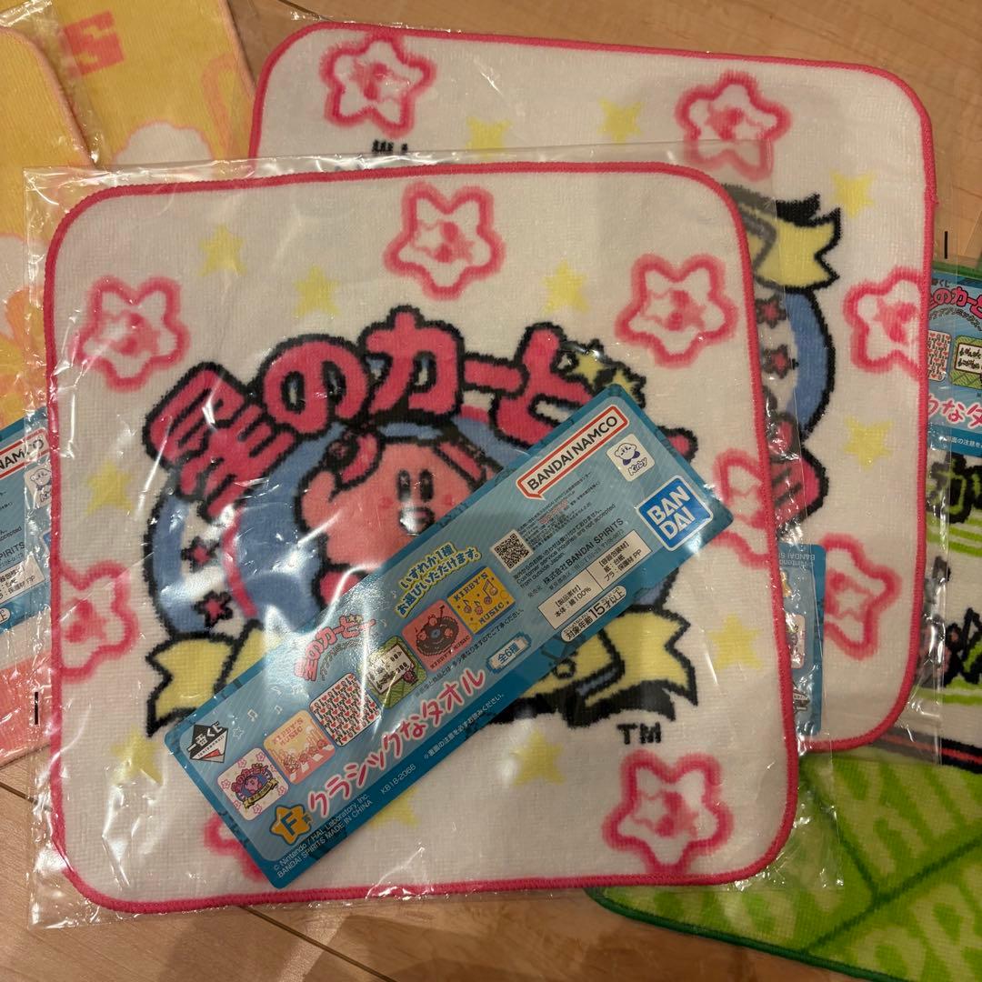 カービィ 1番くじ ヘッドフォン クラッシックなタオル ガチャガチャ 阪急電車