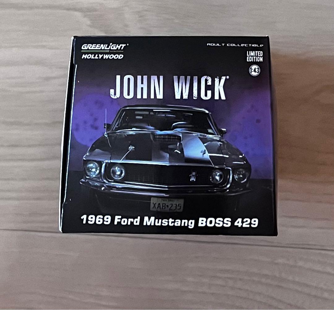 ミニカー JOHN WICK 1969 Ford Mustang BOOS 429