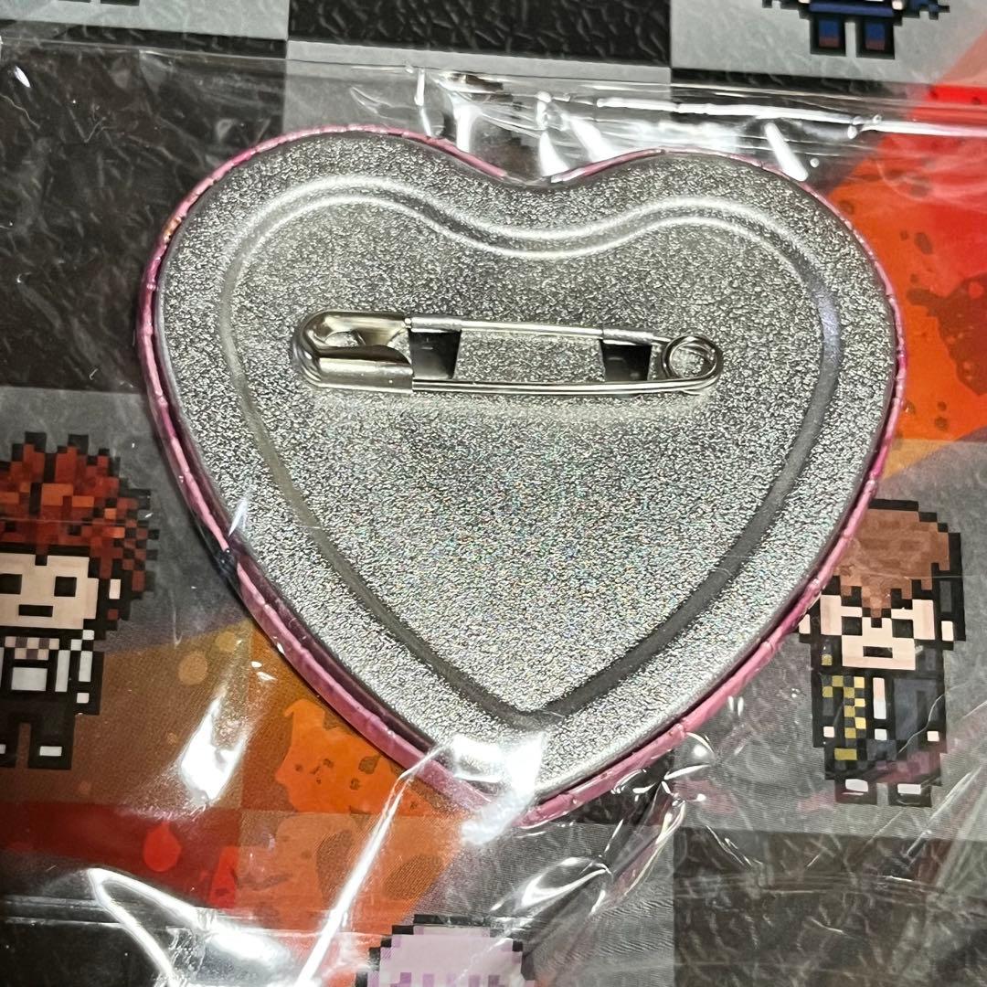 ダンガンロンパ 腐川冬子 ハート 缶バッジ プリロール