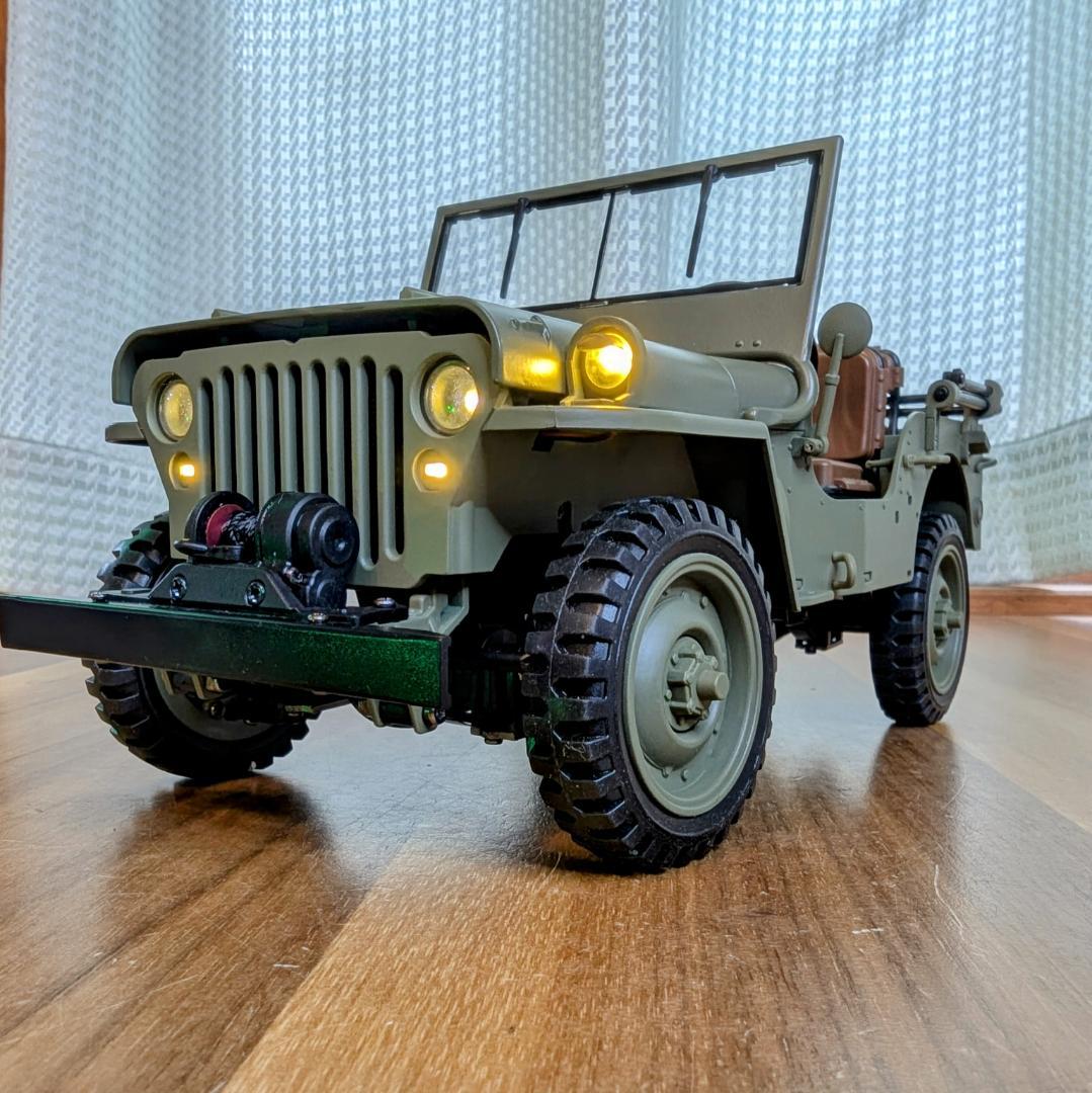 【美品】JEEP HG4-58 G.P.W 1/14スケール RC　A1606