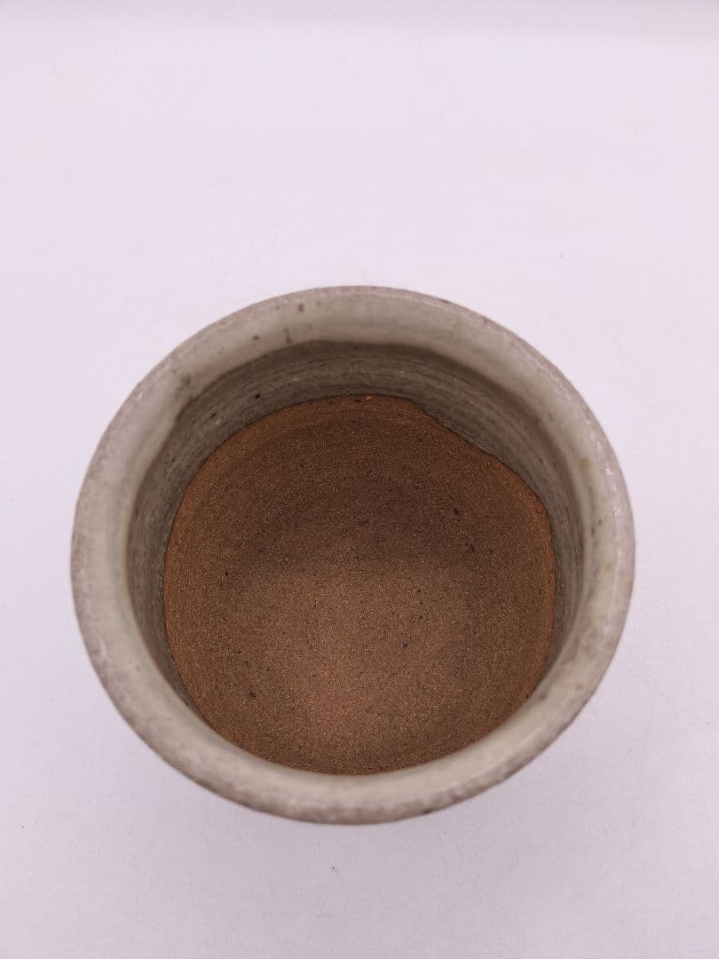 c594【新品・未使用】唐津 火入 鏡山窯 井上東也 木箱 茶道具 古物