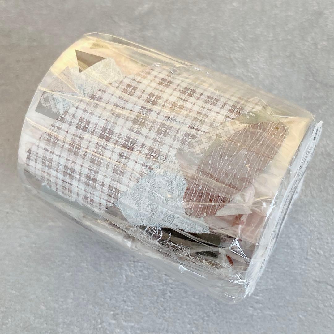 霖蓝汐原创手账《布艺面料》海外マスキングテープ　マステ 【2239】