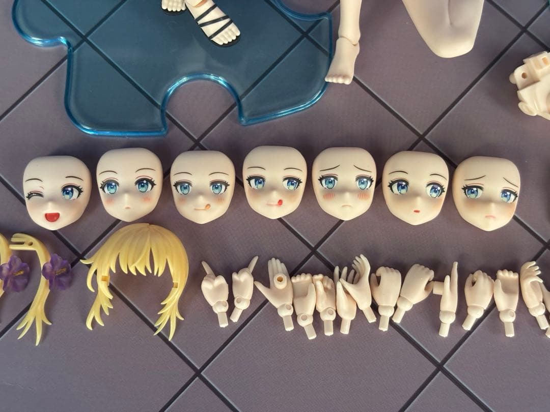 創彩少女庭園 佐伯リツカ水着ヘアアレンジVer1/10プラモデル 塗装済完成品