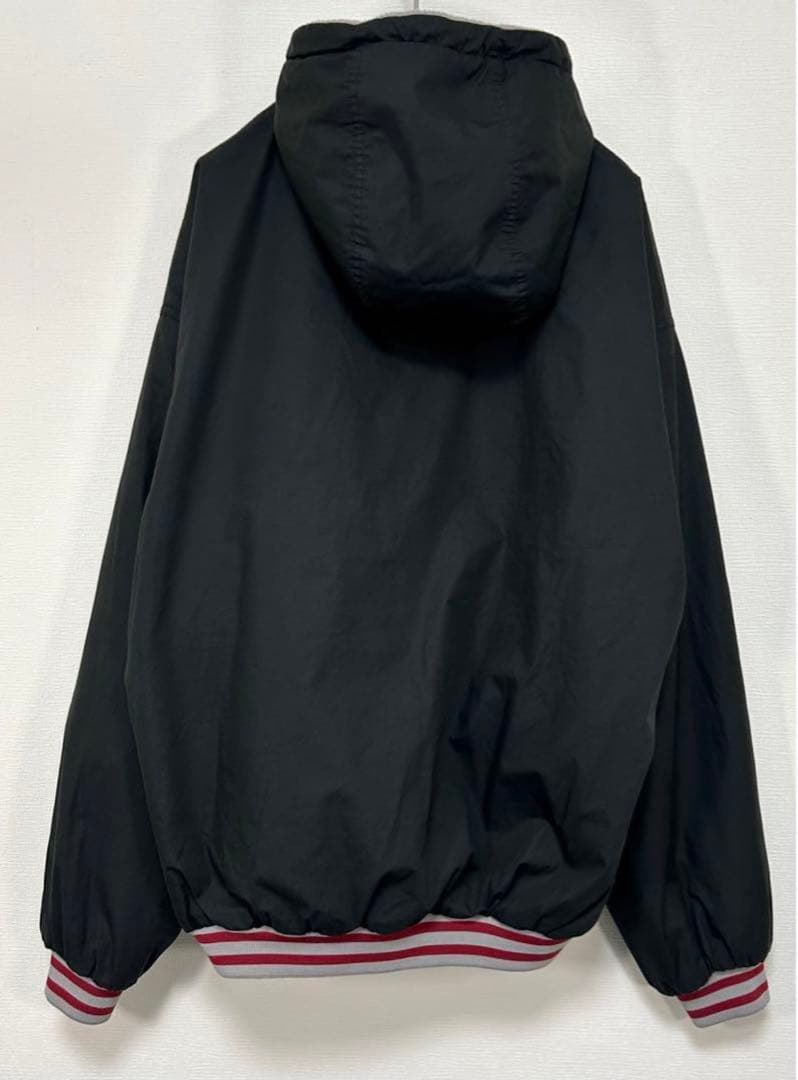 90s〜 nfl nylon × fleece reversible jkt