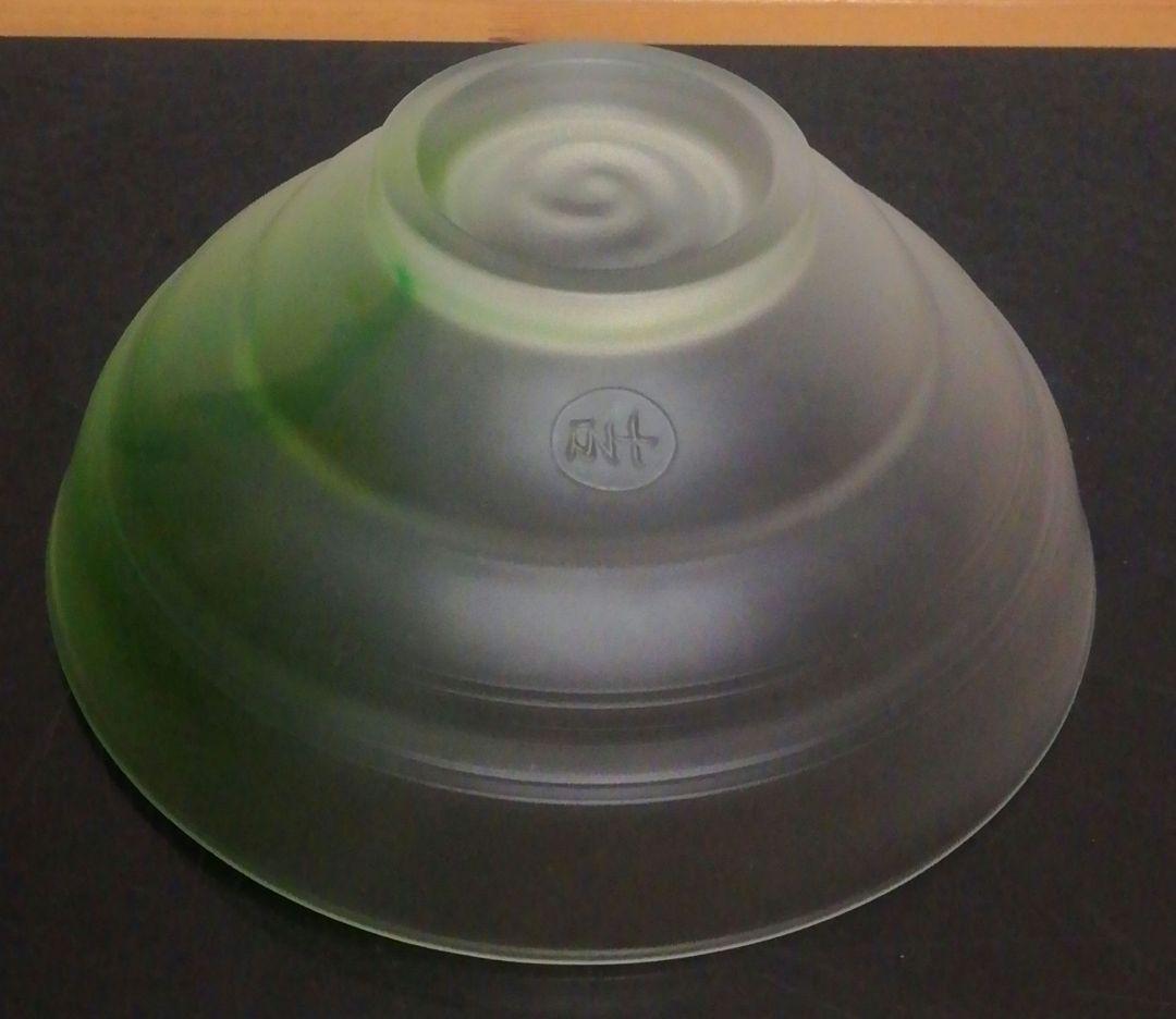 関吉昭作　硝子　茶碗　共箱　茶道具