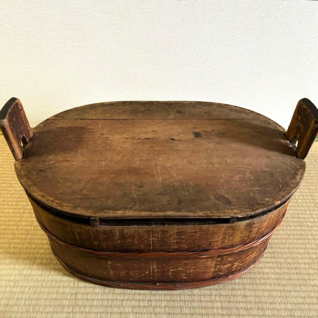 古手　桶　古民芸　古民藝　古民具　木工　骨董　古美術　時代　曲げわっぱ