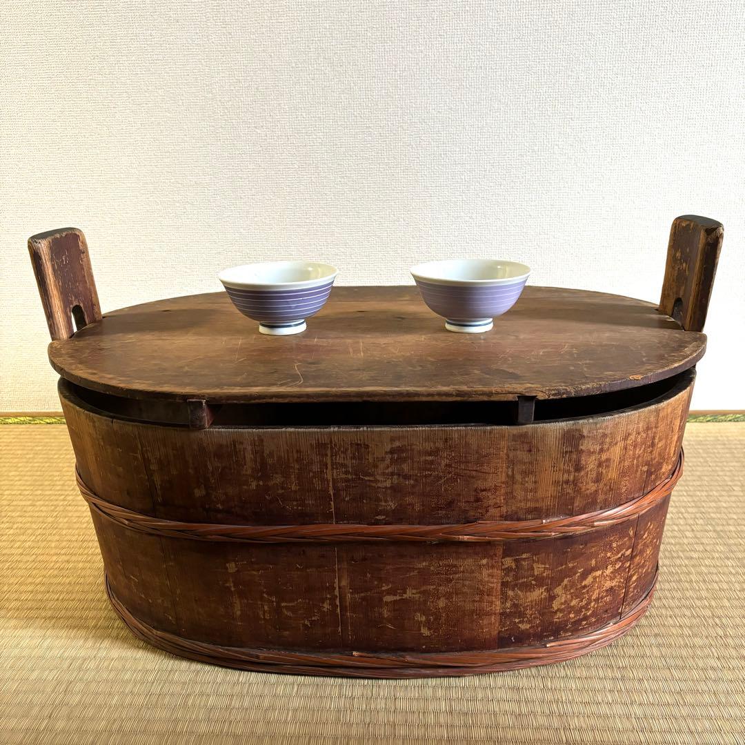 古手　桶　古民芸　古民藝　古民具　木工　骨董　古美術　時代　曲げわっぱ