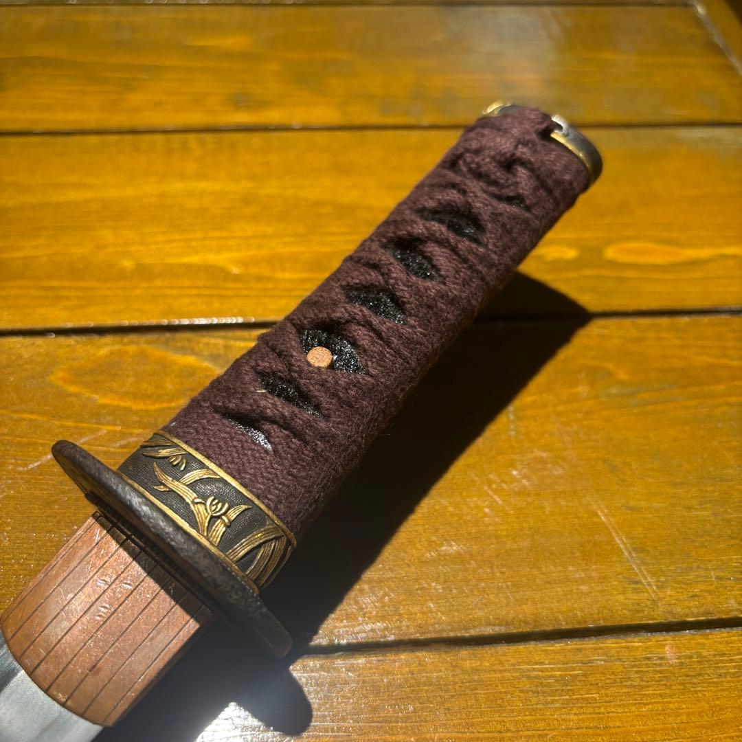 日本刀残欠クラフトナイフNo.99 則光 茎