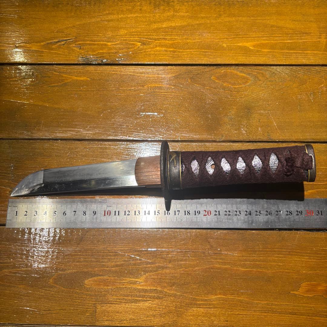 日本刀残欠クラフトナイフNo.99 則光 茎