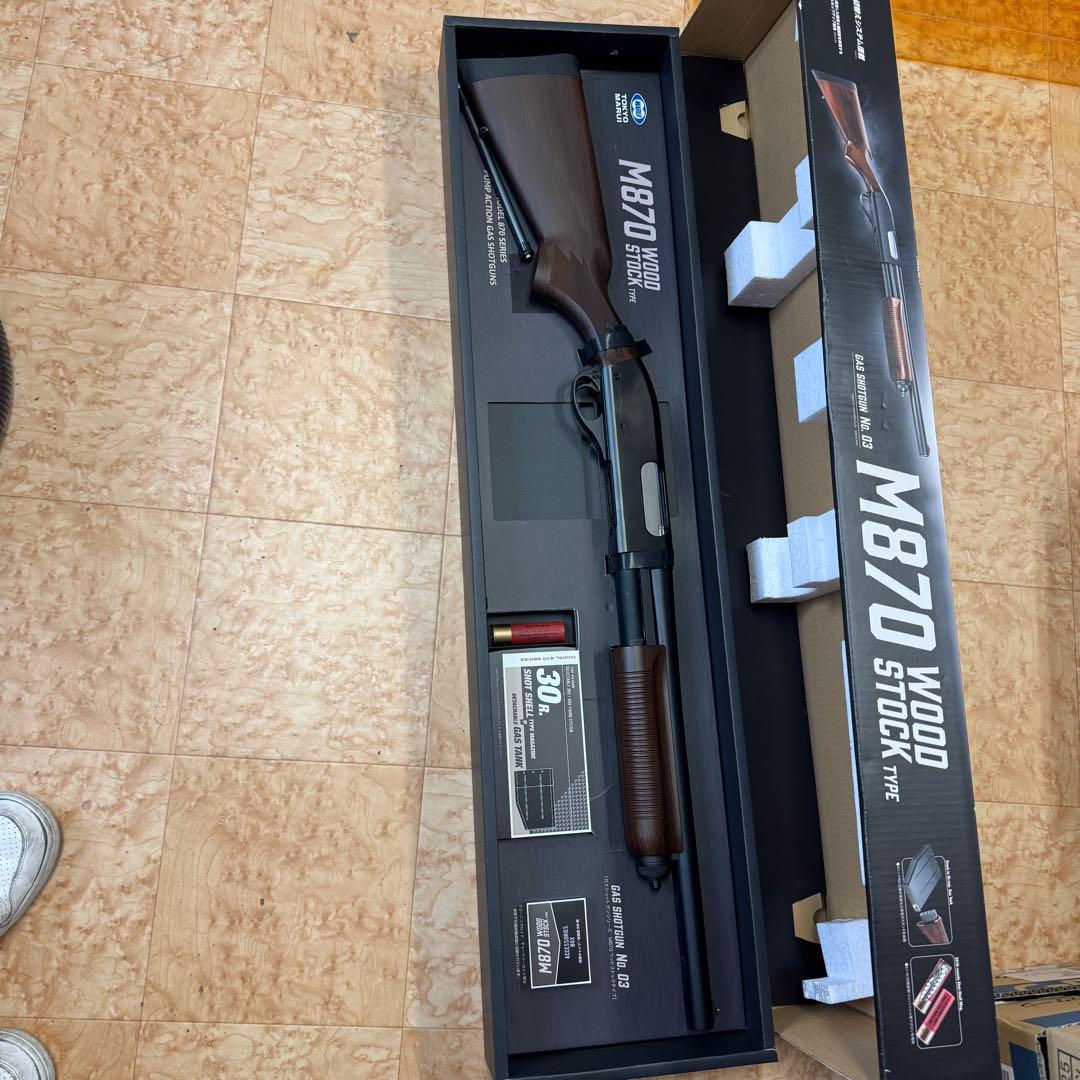 G833 M870 ウッドストックタイプ ガスショットガン　東京MARUI
