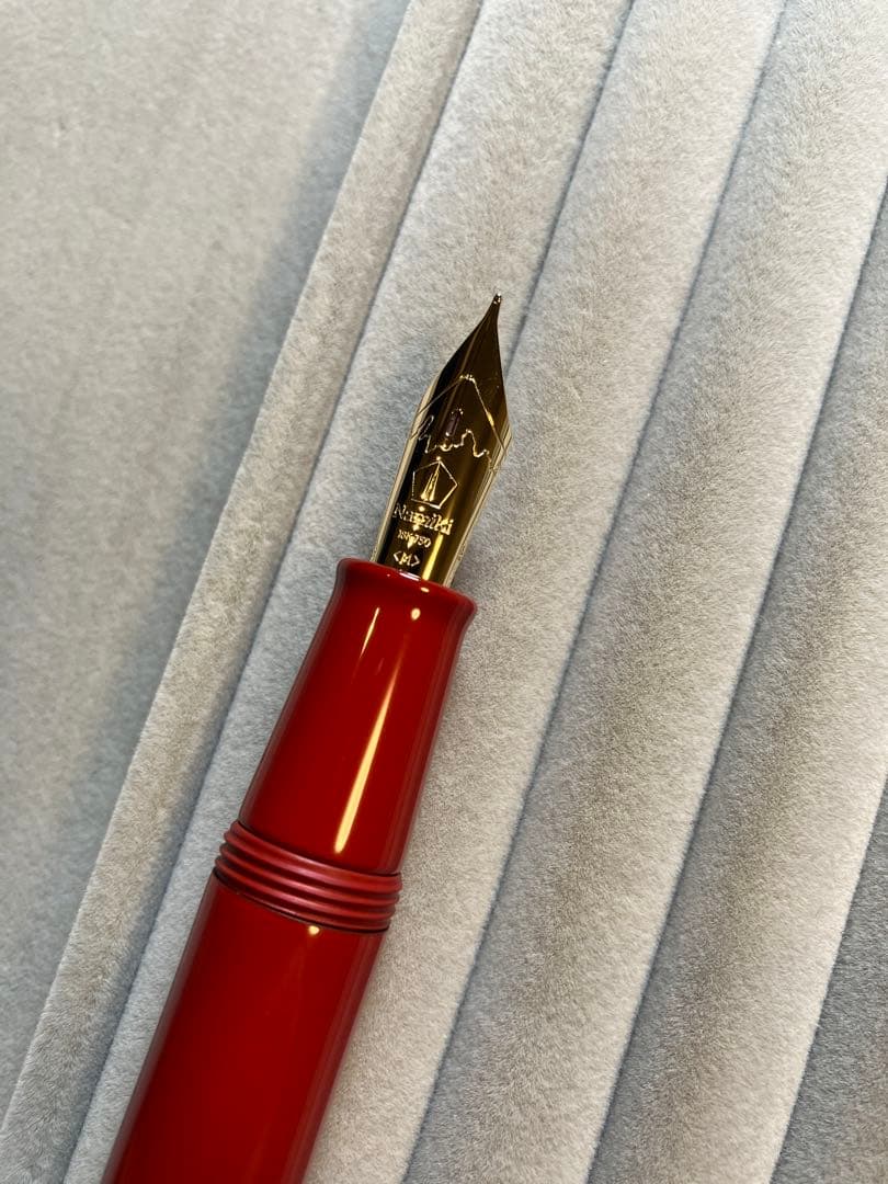 【未使用に近い】Namiki万年筆　朱20号　M（中字）