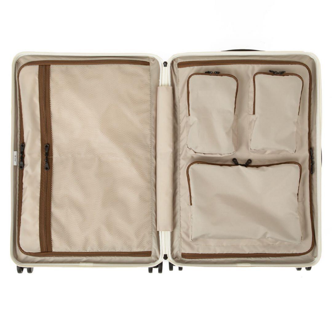 【1度のみ使用】ACE キャリーケース レモンイエロー　63L