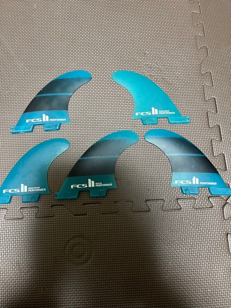 FCS II PERFORMER サーフボードフィン 5枚セット