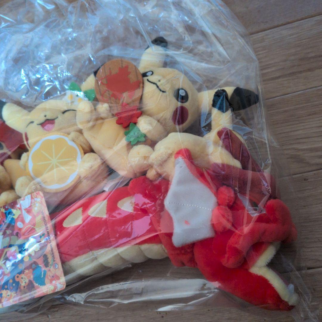 ポケモンセンターヒロシマ ぬいぐるみとマスコット4点セット　ピカチュウ