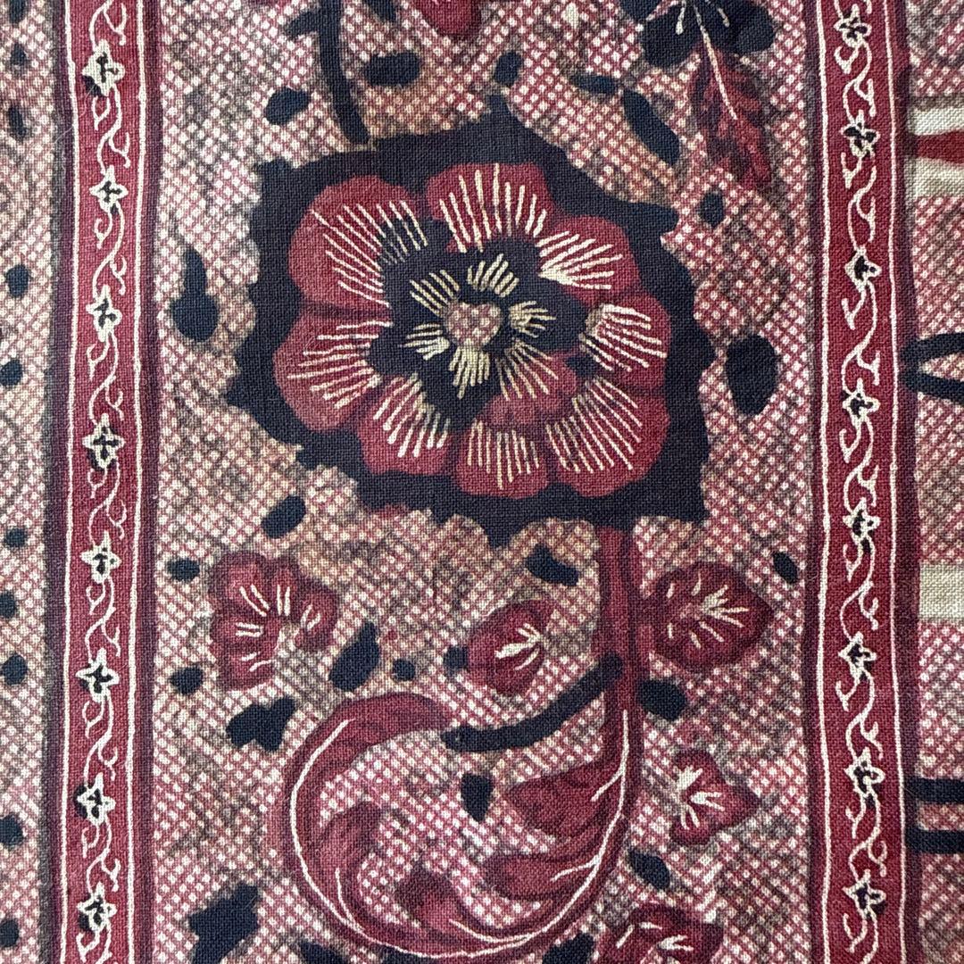 アンティーク　インド　更紗