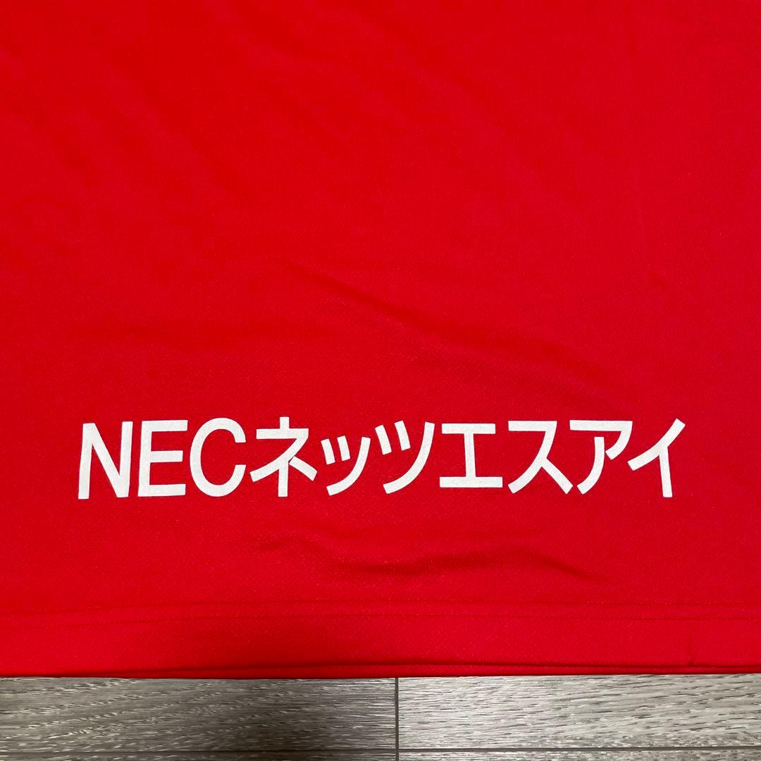 極美品 MIZUNO NECレッドロケッツ 16-17優勝記念 DRY Tシャツ