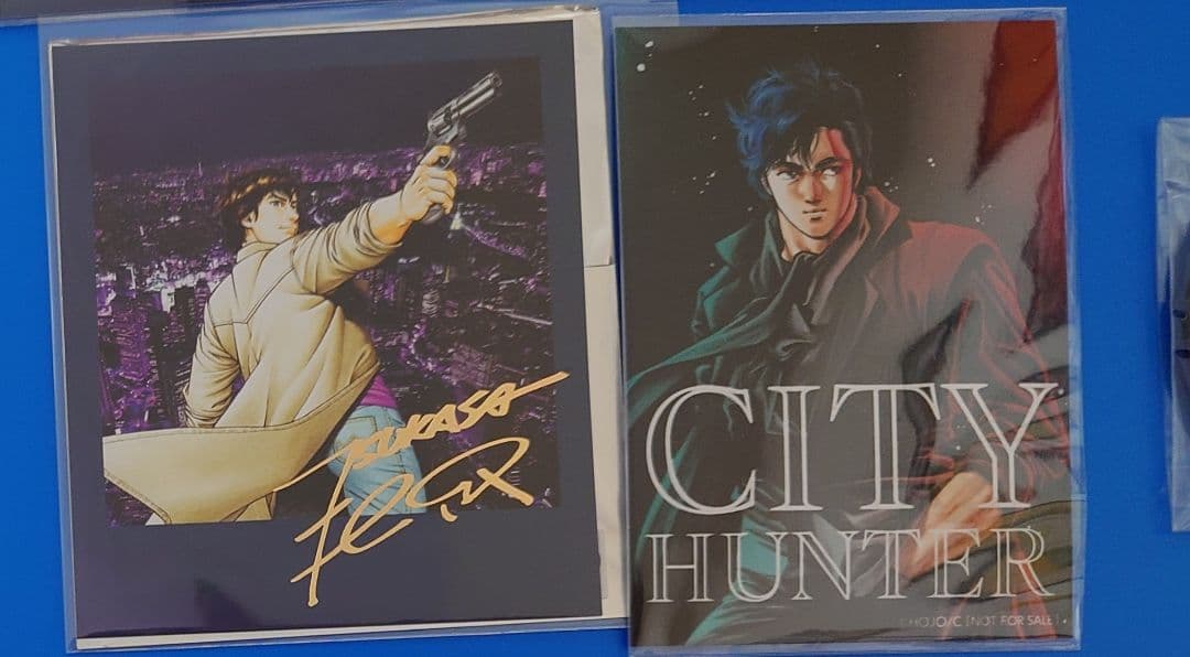 シティーハンター 40周年記念 フォト風カードコレクション 缶バッジ 箔押しレア