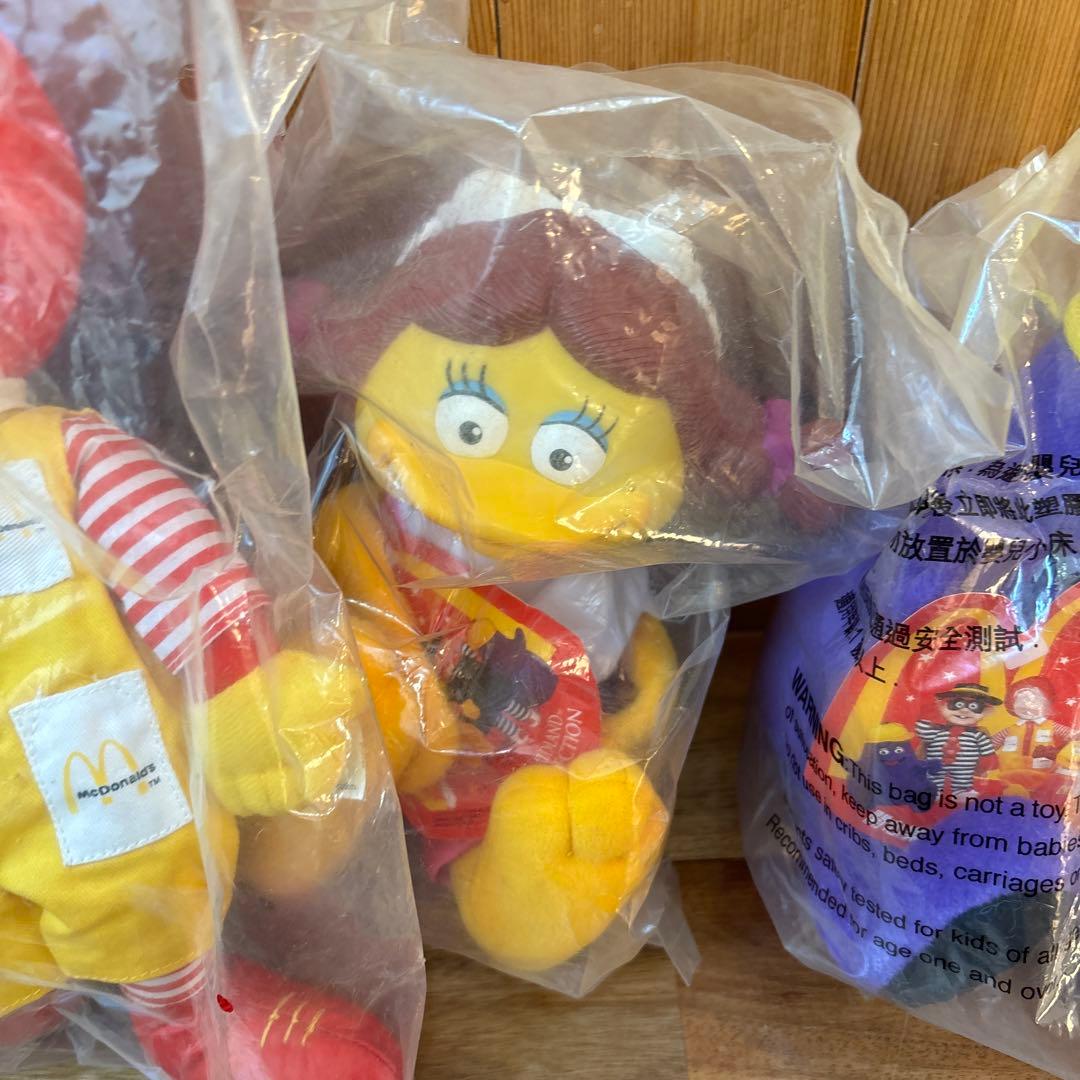 マクドナルド 1997年　ぬいぐるみ3体セット