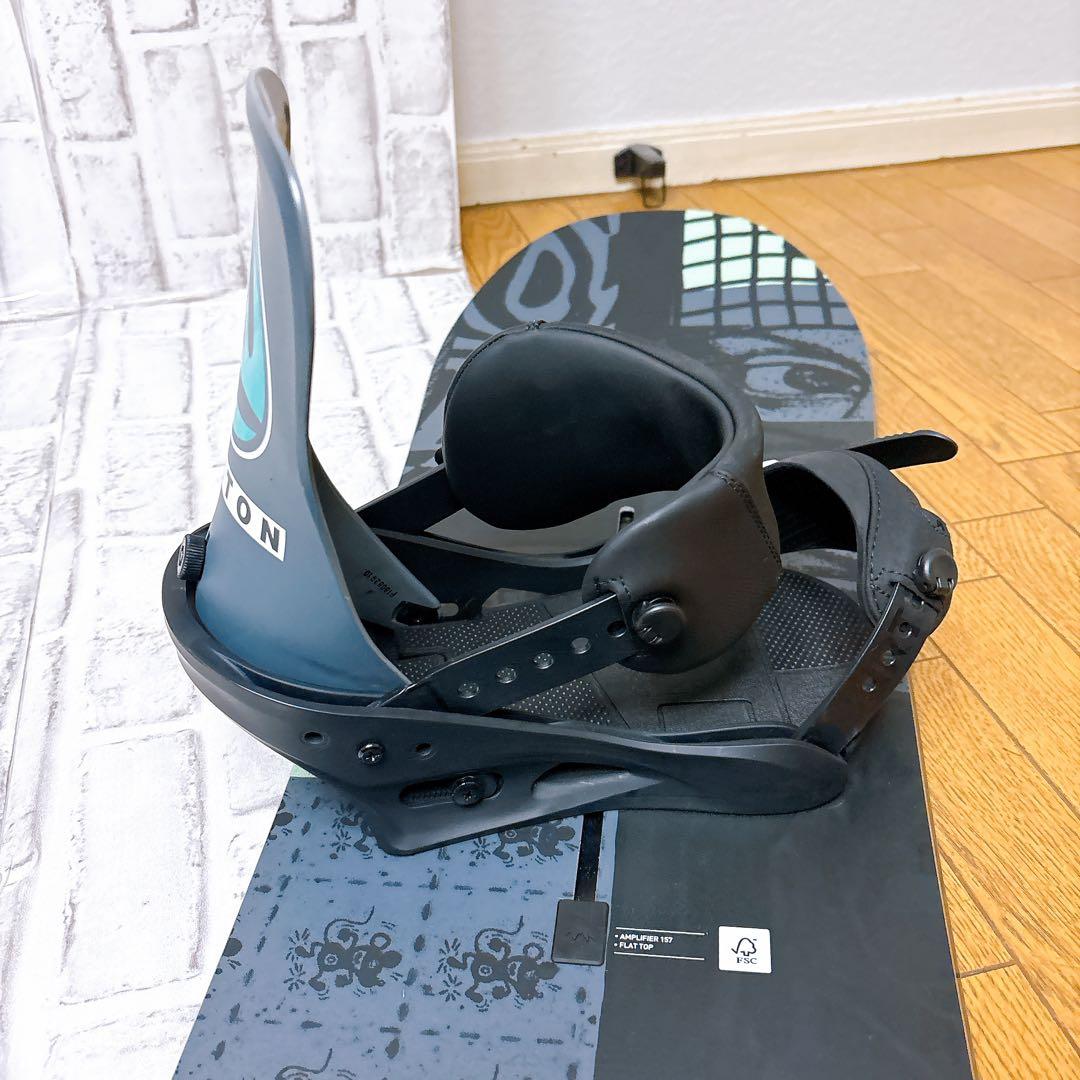 BURTON AMPLIFIER 157 CLUTCH M スノーボードセット